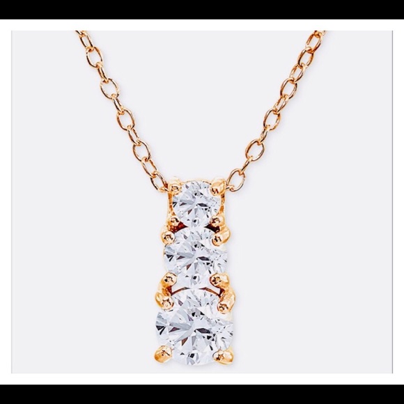 GIANI BERNINI CUBic Zirconia NECKLACE. - Picture 2 of 6